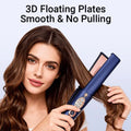 Premium 2-in-1 Cordless Flat Iron & Curler - Titanium Plates, 5000mAh, 210°C
